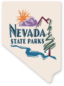 Design logo linked to Nevada State Park website This image logo is used for Nevada State Park link button